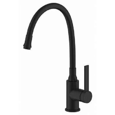 4067-6 Смеситель Кухня Frap шар d-35 (черный)