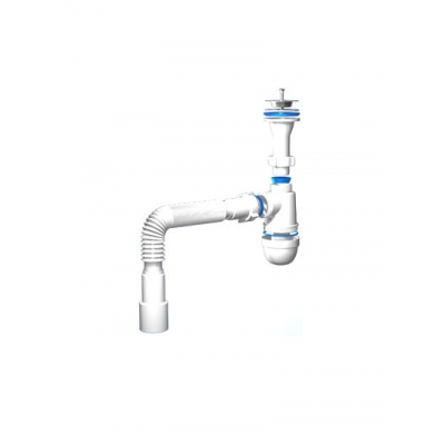 C2015 Сифон Ани 1 1/4"*40 с гофрой 40*40/50