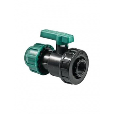 Кран шаровый 32х3/4" ц/г ПЭ poel-san