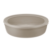Миска 2,8 л с крышкой цв.микс (М-Пластика) (М1303)