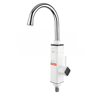 81023 Смеситель-ВОДОНАГРЕВАТЕЛЬ FRUD проточный-электрический (белый/хром) 3кВт *