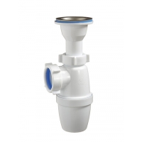 А-3208 Сифон бутылочный ОРИО 1 1/4" х 40 с литым выпуском ПРОМО ЦЕНА !!!