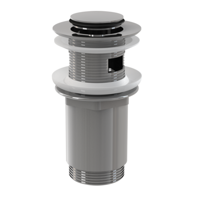 Донный клапан ALCAPLAST клик/клак 5/4", с переливом, малая заглушка A391