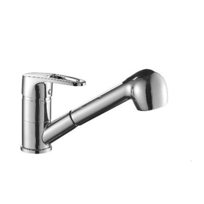 DR70023 Смеситель одноручный для кухни с вытяжным изливом, хром