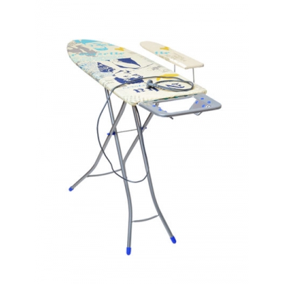 Гладильная доска "БЕЛЛЬ-КЛАССИК-1" р-р112х34,5см(ДСП,выдвижн. подст. под утюг,без подрукавн)АртБК1