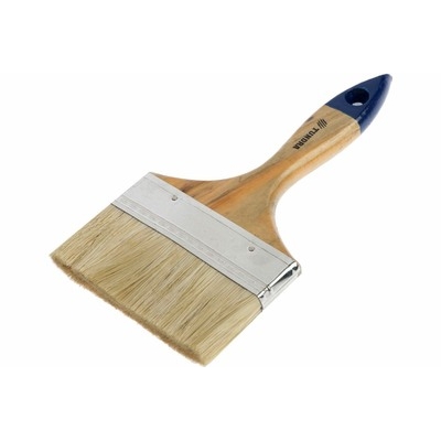 Кисть плоская ТУНДРА, натуральная щетина, деревянная рукоятка, 5", 125 мм 1818254