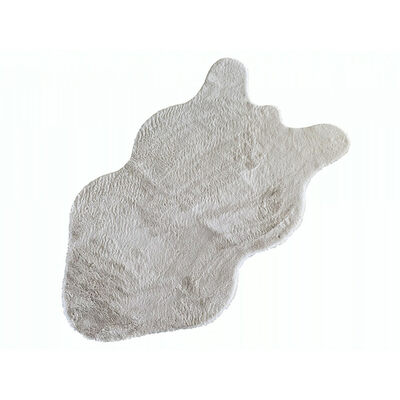 Коврик меховой шкура SHAHINTEX 50х88 жемчужный 08