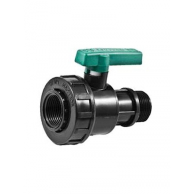 Кран шаровый 1 1/2" г/ш ПЭ poel-san