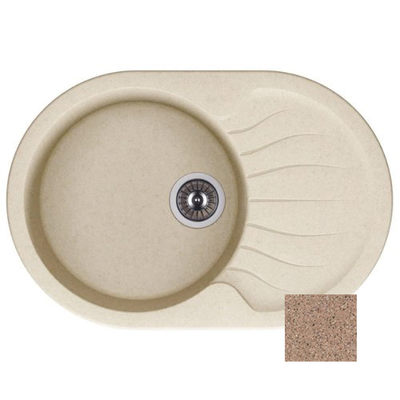 Мойка GRANICOM NOVELL Изабелла 745*505 мм (терракотовый) (без сифона)