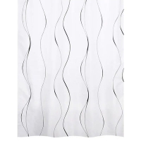 Штора для ванн BATH Waves on white 180х180 (ch17059) (154)
