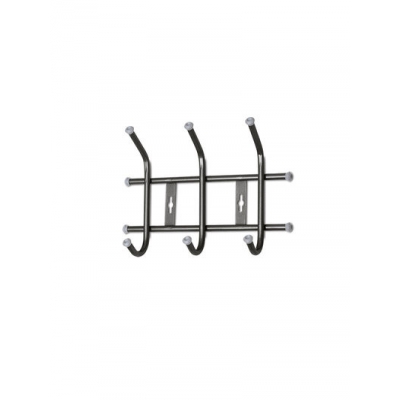 Вешалка настенная 290*215мм (3 крючка) СЕРЕБРО г. Ижевск Арт. ВНТ3*