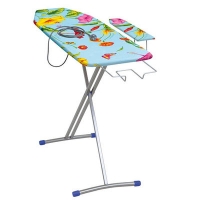 Гладильная доска "НИКА 4" р-р122,5х34,5см(ФАНЕРА,подст.под утюг,подрукавник,электроудлин) Арт.Н4