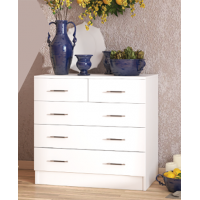 Комод Классика 800*500 с 3+2 ящика (Белый)