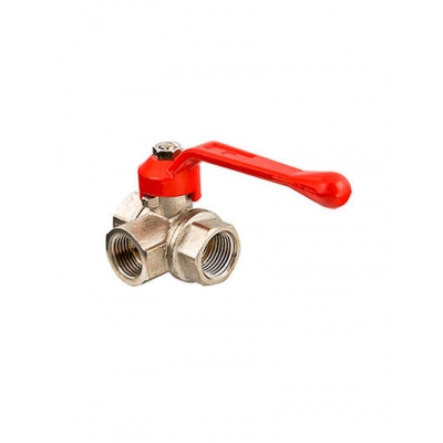 Кран 3-х ходовой VALTEC тип L 1/2" г/г/г (VT.360.N.04)