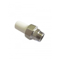 Ниппельное соединение 40х1 1/4 штуцер PP-R Rosturplast