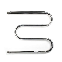 Полотенцесушитель М 50*60 ф1" с 2-мя полочками (К-крепеж 2,ПОЛИМЕР) 02391