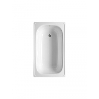 Ванна стальная White wave 150*75*38 cм. белая (с ножками) б/сиф.Караганда