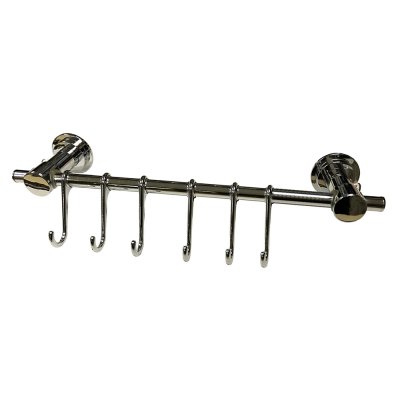 24505 Крючки 5 шт. на планке на вакуумных присосках (К24505)