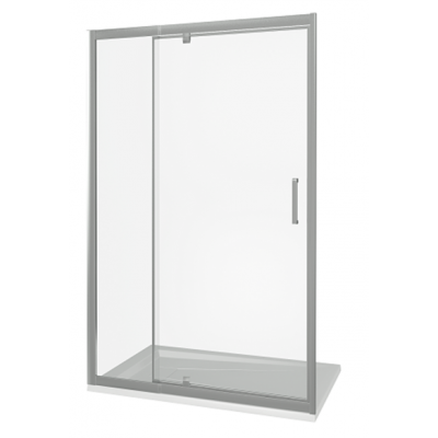 Душ.ограждение ORION WTW-PD-130-C-CH Прямое, стекло Прозрачное 6мм (без поддона и автослива)