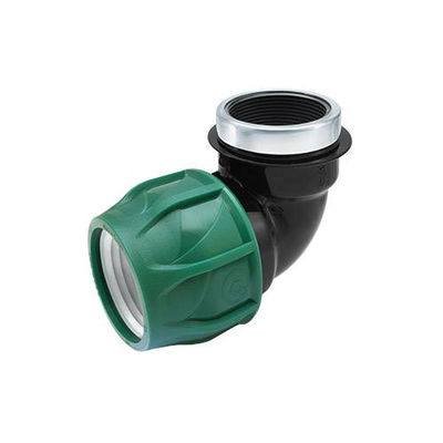 КОЛЕНО 50х1 1/2 гайка ПЭ poel-san