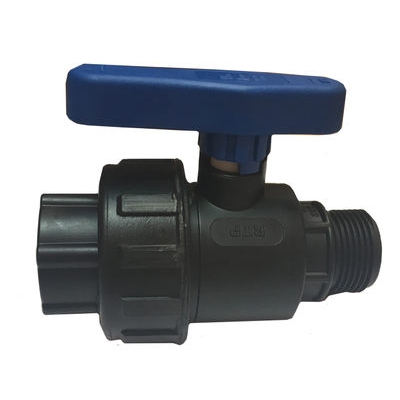 Кран шаровый 1" г/ш ПЭ РОСТУРПЛАСТ