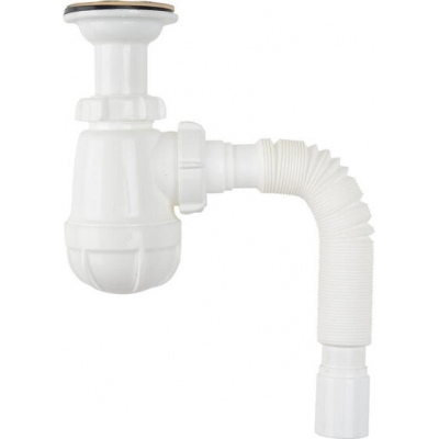 S0110-35-MR Сифон для умывальника 1 1/2"х40 с мет.реш. Aquant с гибкой трубой 40х50 S0110-35-MR Сифон для умывальника 1 1/2"х40 с мет.реш. Aquant с гибкой трубой 40х50