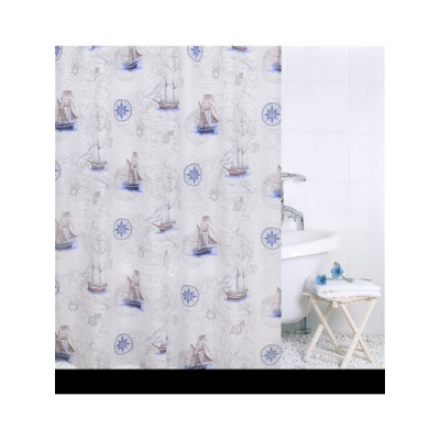 Штора для ванн BATH 180х200 Blue boats ch17049 (133)