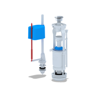 WC6550М Арматура с нижн подв 1/2 пласт эконом кнопка метал
