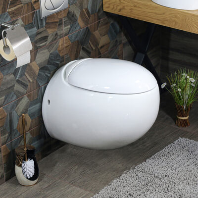 800-821B Унитаз подвесной (белый, микролифт, межосевое 180) 585х415х450 MELANA