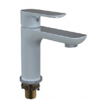 G1048-2 Смеситель Тюльпан GAPPO шар. d-35 на гайке, хром/белый ВЫСОКИЙ