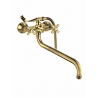 G2263-4 Смеситель Ванна GAPPO м/к дл нос (бронза)