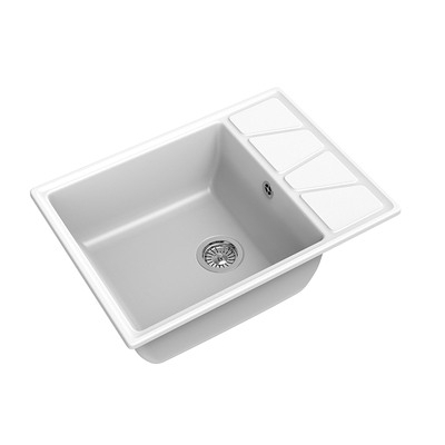 Мойка GRANFEST GF-V-680L чаша+крыло 680*500мм (иней)