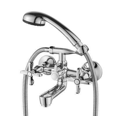 Смеситель Ванна 1/2 м/к короткий нос керамическое переключение, хром ROSSINKA RS42-83 Смеситель Ванна 1/2 м/к короткий нос керамическое переключение, хром ROSSINKA RS42-83