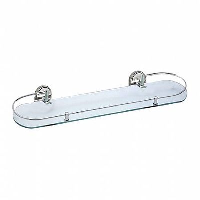 1907-1/L Полка 1-ая хром/стекло