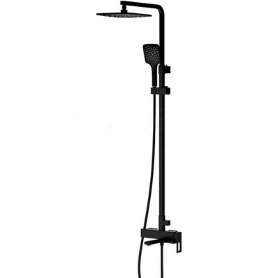 G2417-6 Душевая система GAPPO c верхним душем,ручной лейкой (черный) G2417-6 Душевая система GAPPO c верхним душем,ручной лейкой (черный)