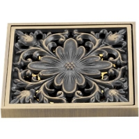 G81003-4 Трап 50 вертикальный GAPPO латунь 100*100 (бронза) сухой затвор