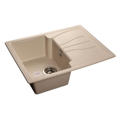 Мойка GRANFEST GF-S680L чаша+крыло 680х500 мм (белый-331)