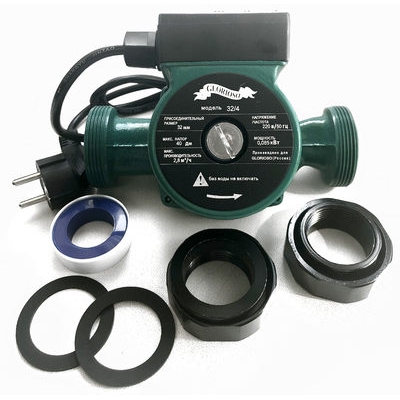 Насос циркуляционный GLORIOSO 25/60 с гайками