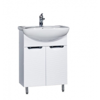 Подстолье "Джульетта-60" 3D Волна 2двери (белый) под ум. Эрика-61 577х800х280