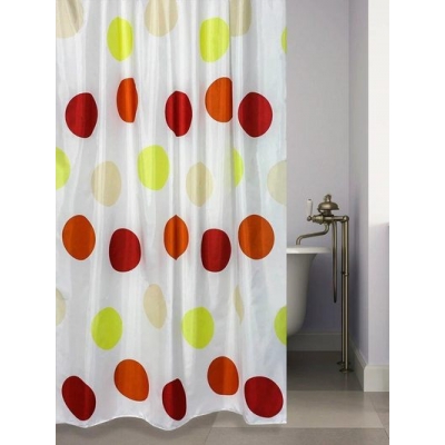 Штора для ванн BATH FANCY DOTS multi 180х180 (ch-21286) (160)