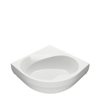 Ванна акрил "АУРА" 150х150 в компл. с каркасом (без фолдона) БЕЗ АВТОСЛИВА