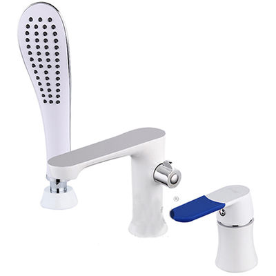 1134 Смеситель Ванна Frap шар. d-35 (белый/хром) ВРЕЗНОЙ на 3 отверстия 1134 Смеситель Ванна Frap шар. d-35 (белый/хром) ВРЕЗНОЙ на 3 отверстия