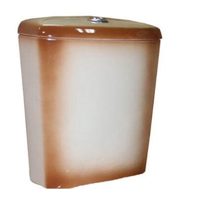 Бачок для унитаза "СТИЛЬ", "УЮТ"козырьковый (Коричневый с арматурой) г.Киров