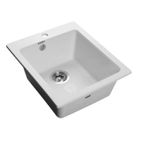 Мойка GRANFEST GF-P505 1 чаша 430х510мм (иней)