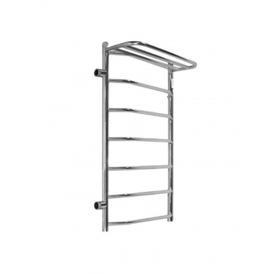 Полотенцесушитель Флоран Классик с полкой 50*100 ф1" 7 перекладин (К-боковое 50, Справа) 01887