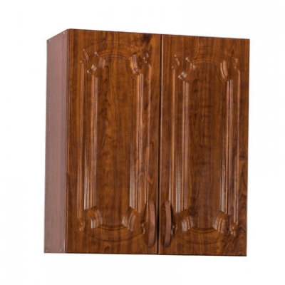 Шкаф для посуды 60 кедр (ГЛЯНЕЦ) (с сушкой) фасад МДФ