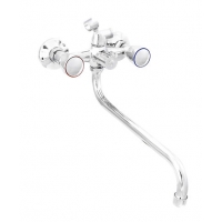 Смеситель Ванна DIABLO (рег.№377092) 1/2 м/к картридж. перекл. душа (430-R 21) Глобо