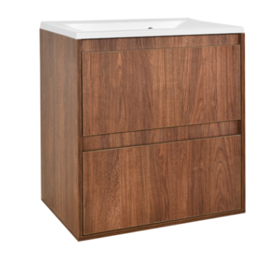 Тумба "Верона 65" 2 ящика подвесная (дуб светлый) под ум.Paola Elegante 650 (650*520*450)