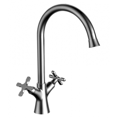 5704C Дуэтто Смеситель для кухни с поворотным изливом, хром, LEMARK 5704C Дуэтто Смеситель для кухни с поворотным изливом, хром, LEMARK