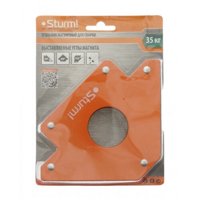 6003-5-35 Угольник магнитный для сварки вес до 35кг Sturm!